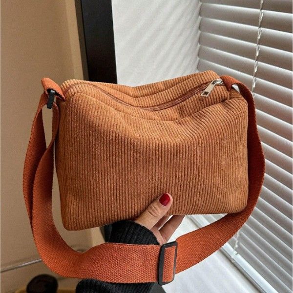 Corduroy Crossbody Bag