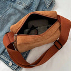 Corduroy Crossbody Bag