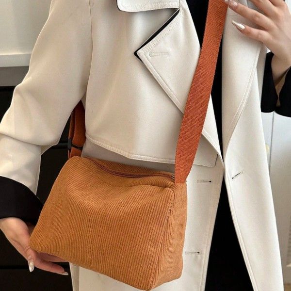 Corduroy Crossbody Bag