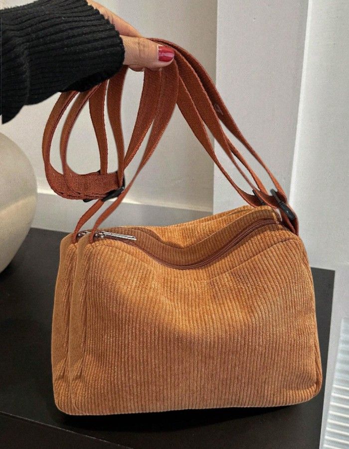 Corduroy Crossbody Bag