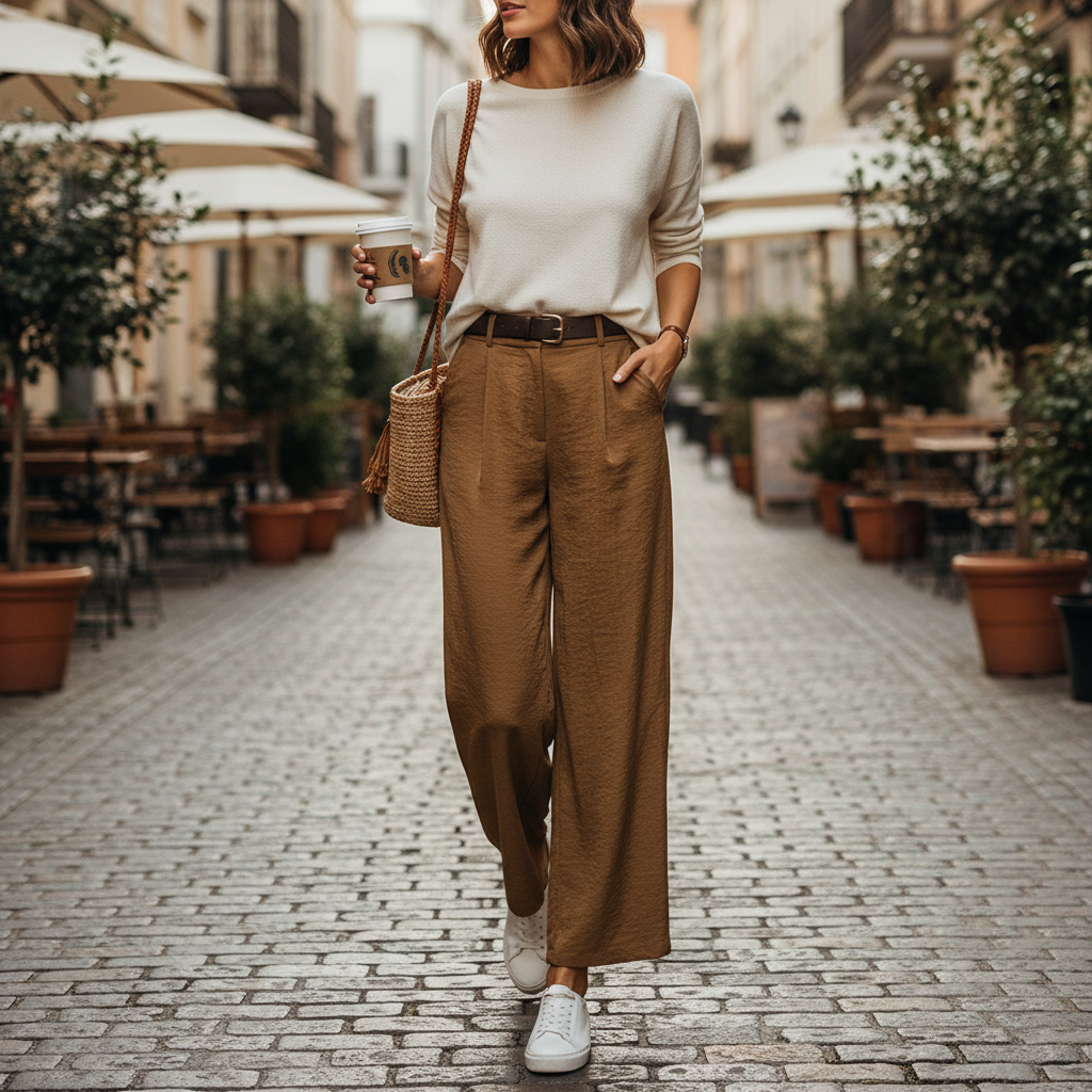 Wide-Leg Trouser