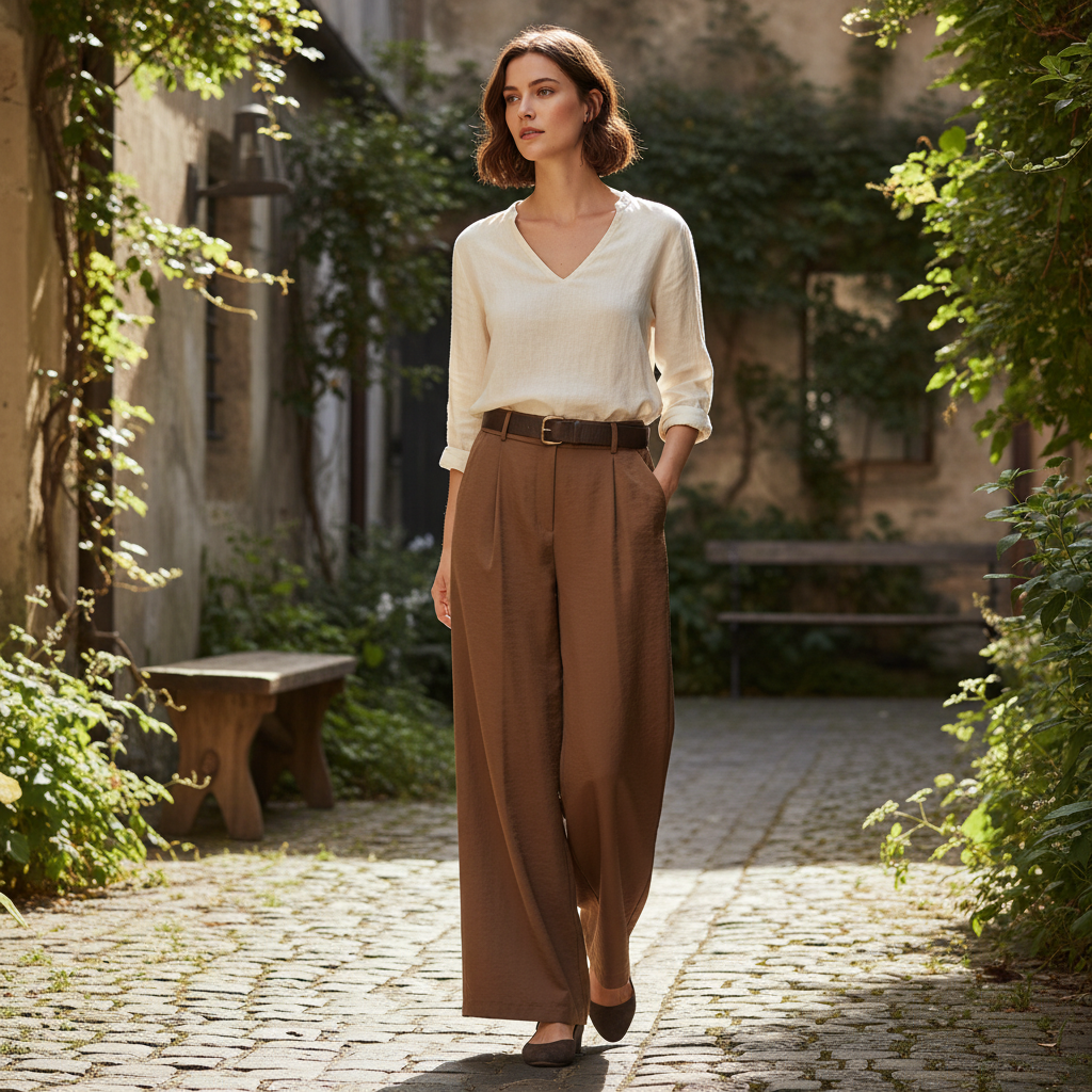 Wide-Leg Trouser