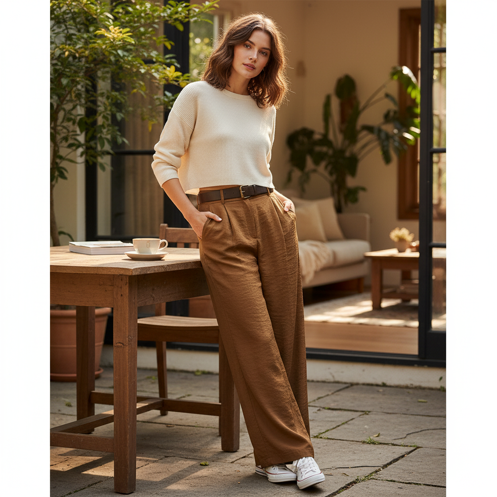 Wide-Leg Trouser