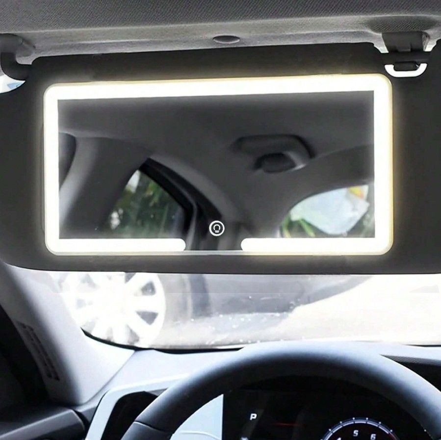 Sun Visor LED Makeup Mirror