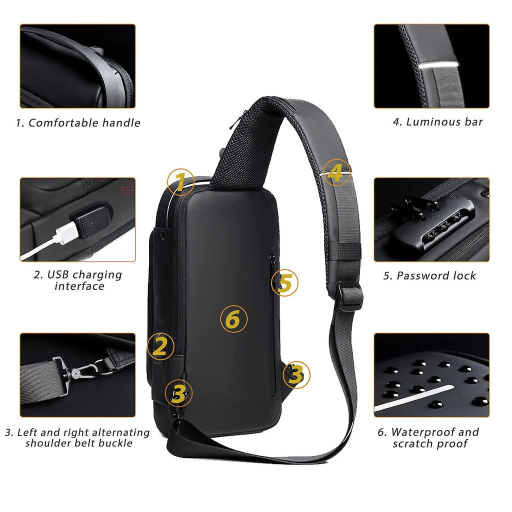 Anti Theft Shoulder Bag