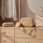 Embroidered Strap Square Bag