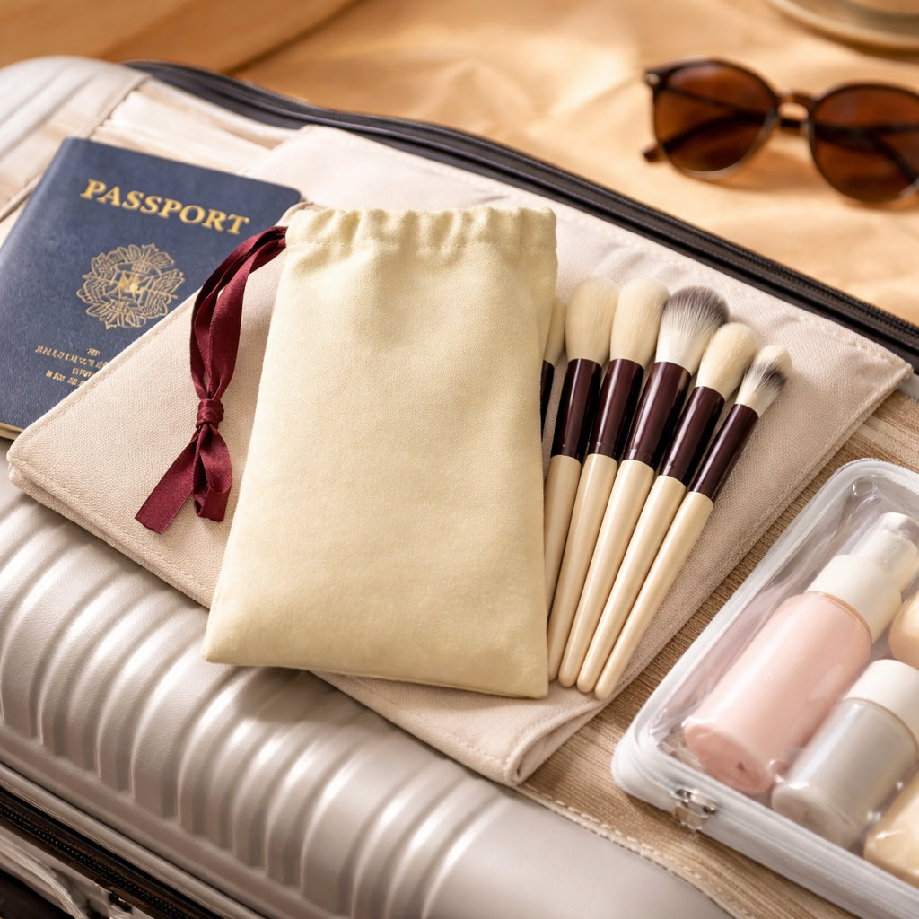 Bamboo Makeup Brush Set