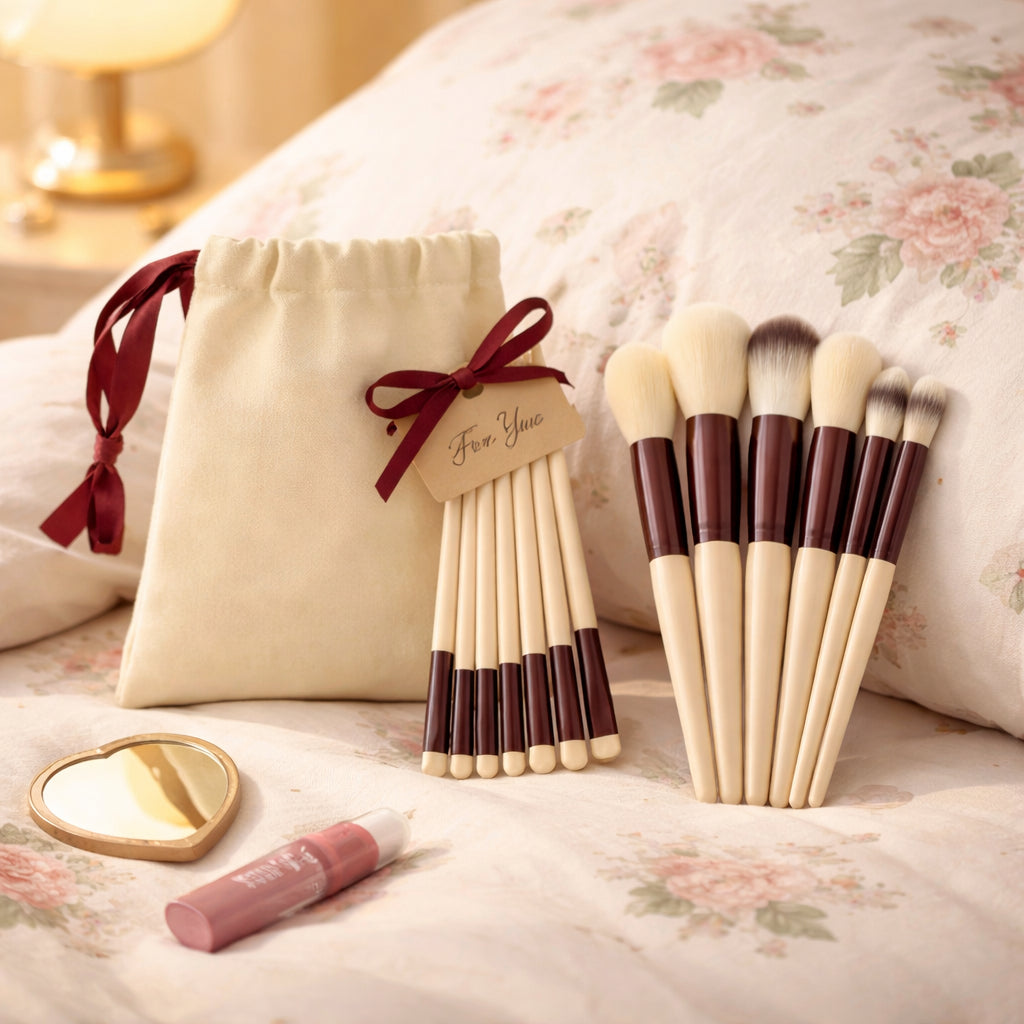 Bamboo Makeup Brush Set