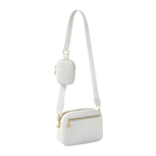 Embroidered Strap Square Bag