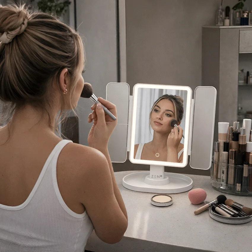 Trifold Makeup Mirror